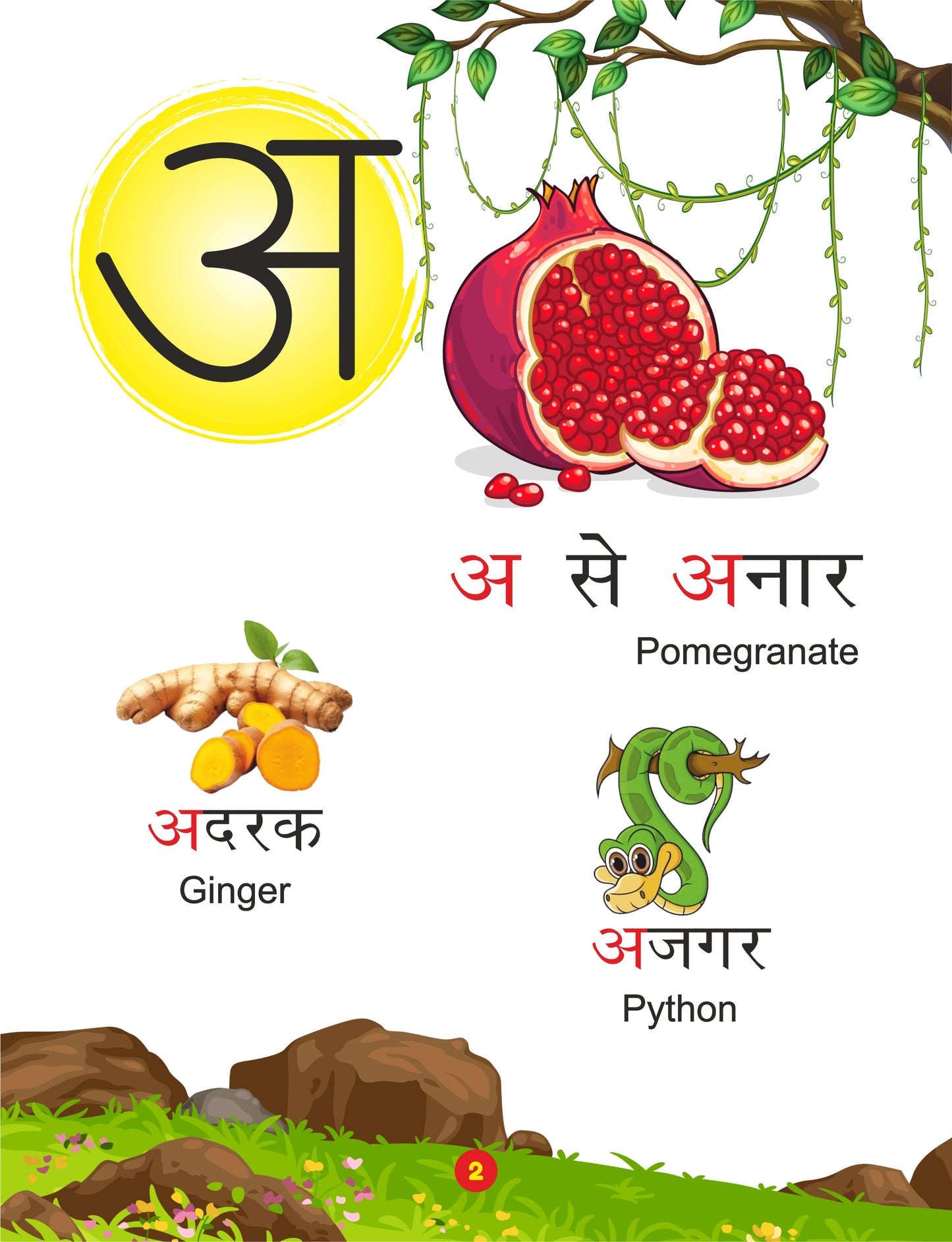 Meri Pyari Akshar Pustika (Picture book of Swar and Vyanjan for the age group 2 to 4) Aligned with NEP & NCF