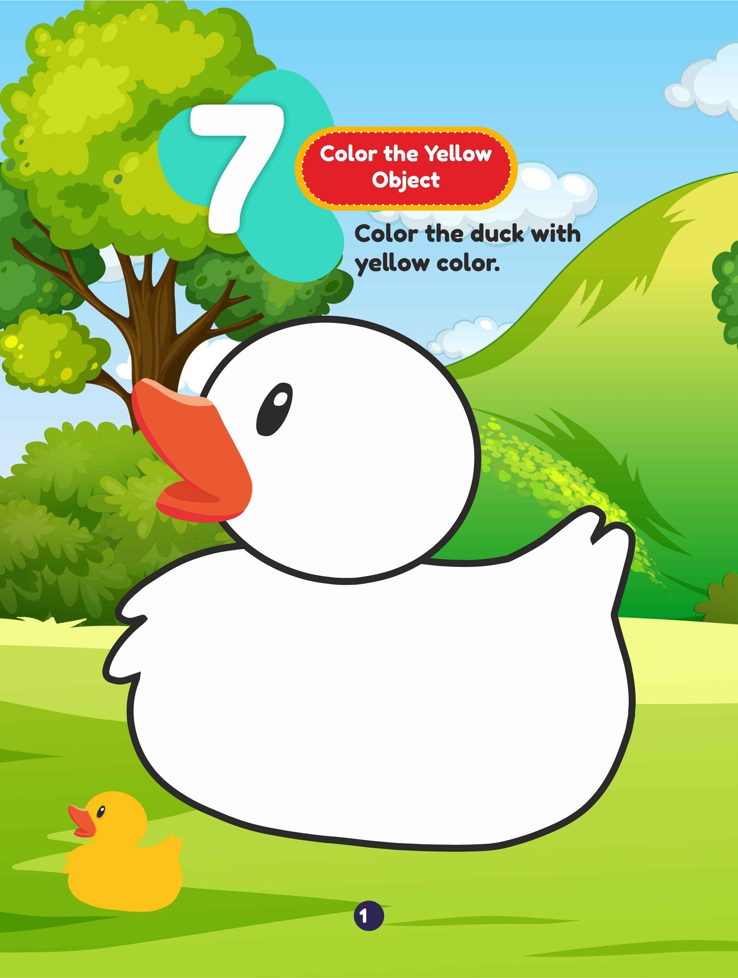 Preschool Drawing Coloring Book for Ages 2 to 4 Years