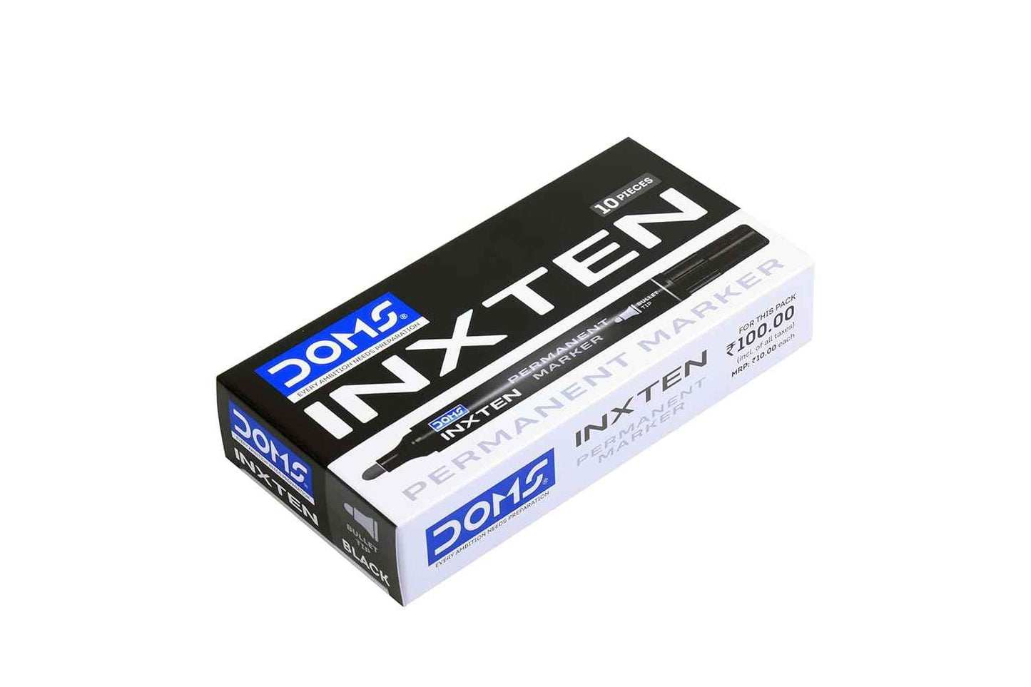 Doms INXTEN PERMANENT MARKER PEN BLACK