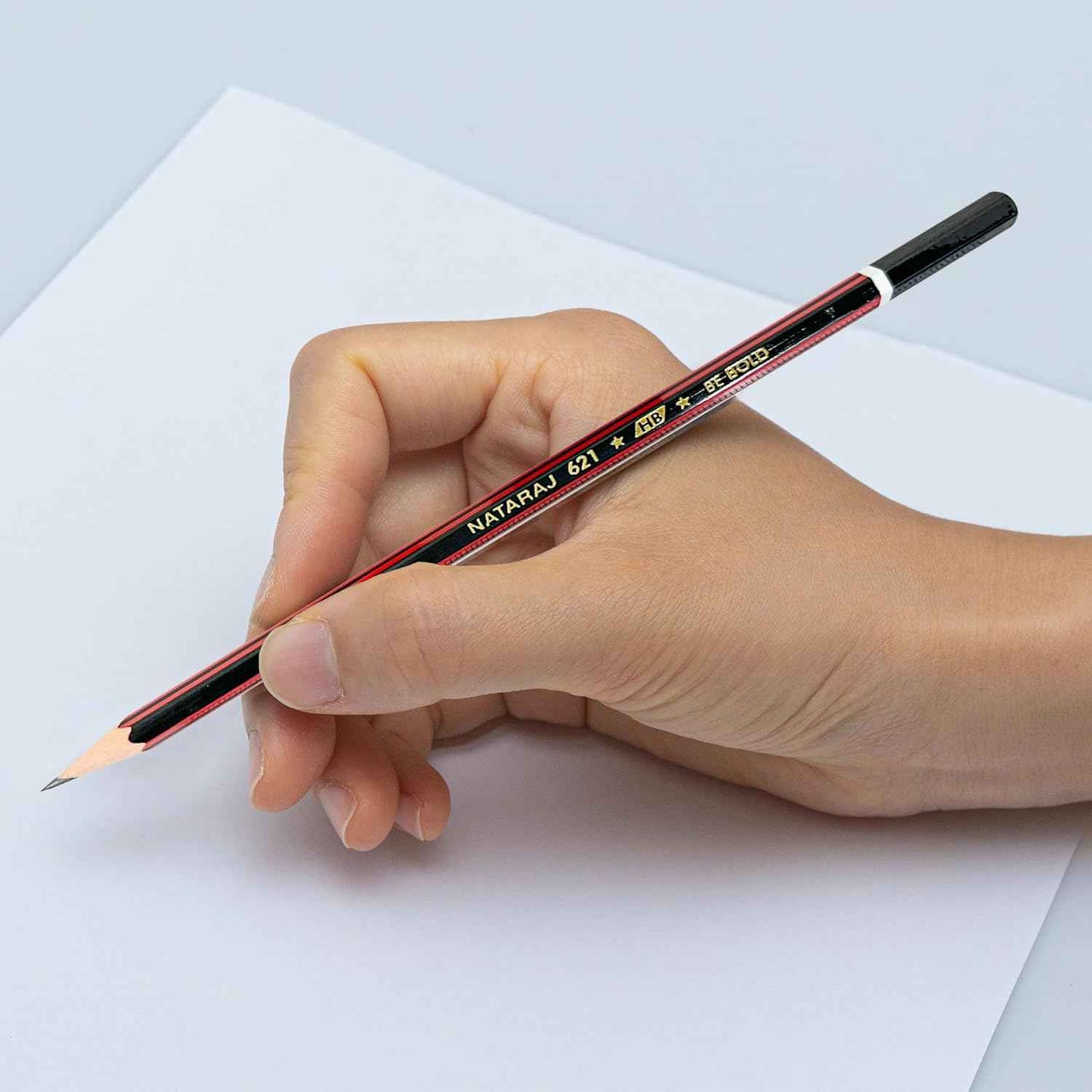 Nataraj HB Pencils Pack of 10 with Eraser & Sharpener Included