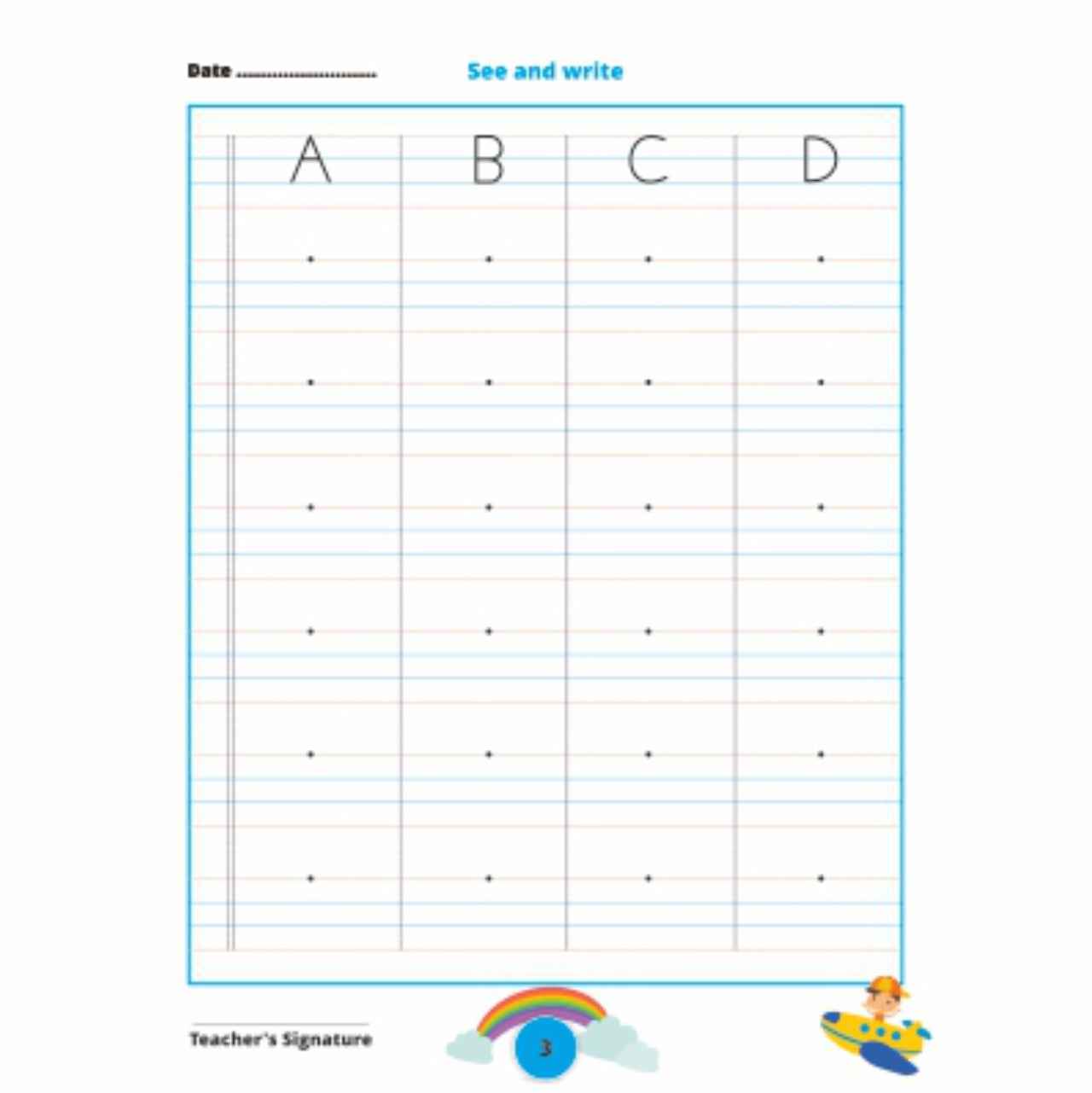 Learn Ahead Nursery English Activity Book for Ages 3.5 to 5 Years - Aligned with NEP 2020