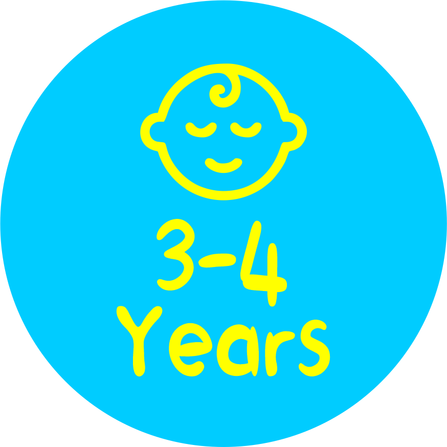 3-4 Years
