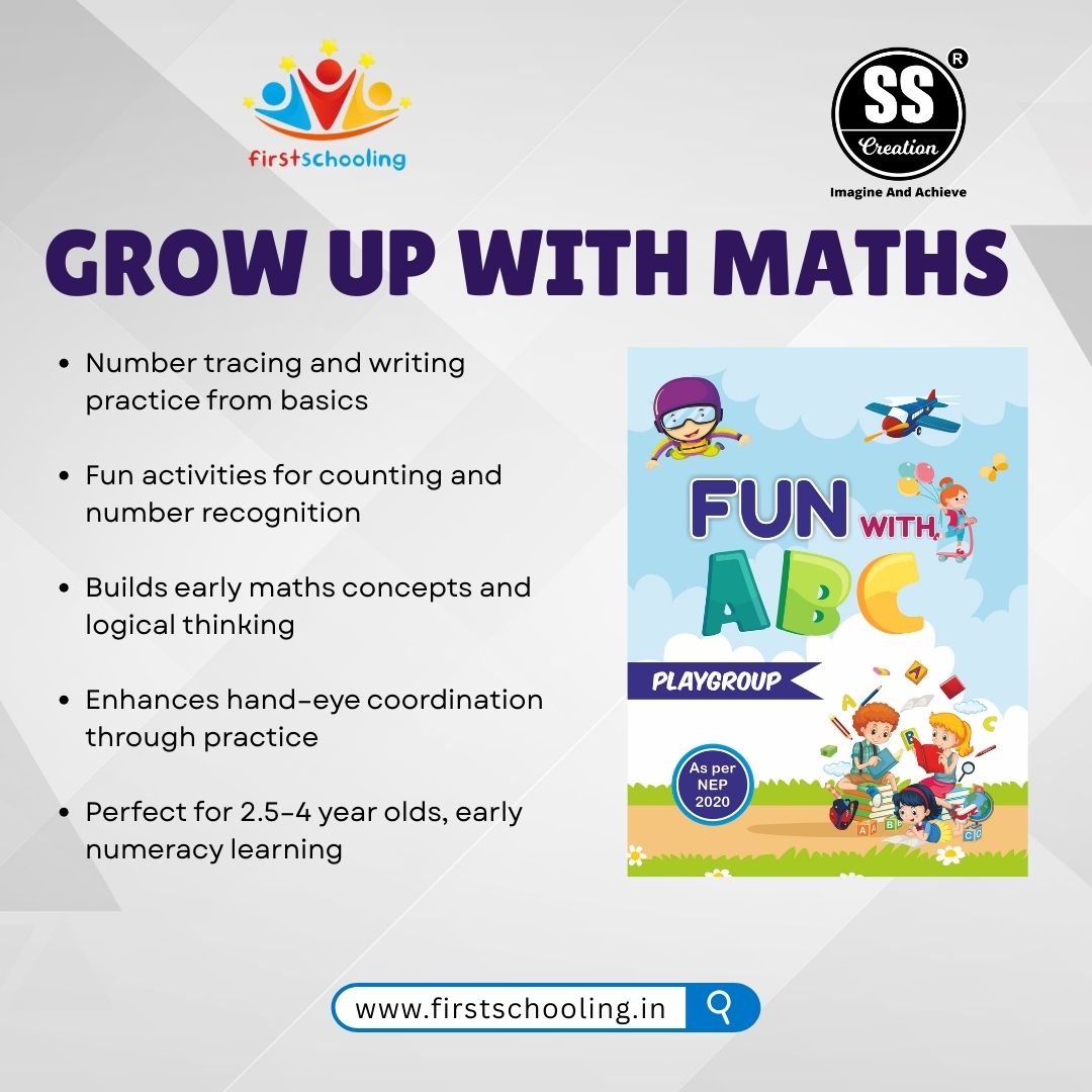 Little Steps Series - B | A Series of writing Activity Books of Hindi, English & Maths | 200 + Activities Pages | Best for the age group of 2.5 to 4 Years