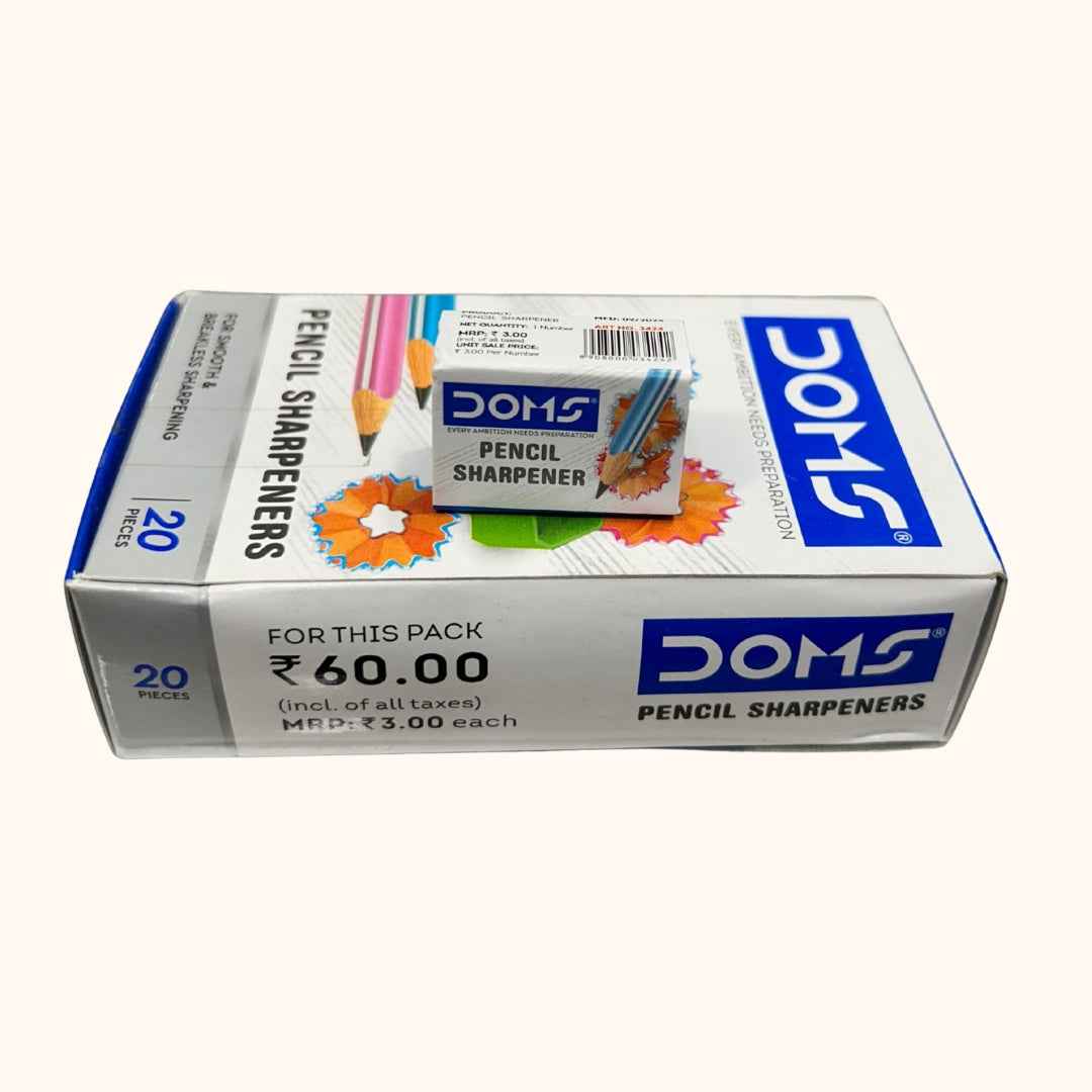 Doms Pencil Sharpeners - 20 PCS - Only Rs. 3/-