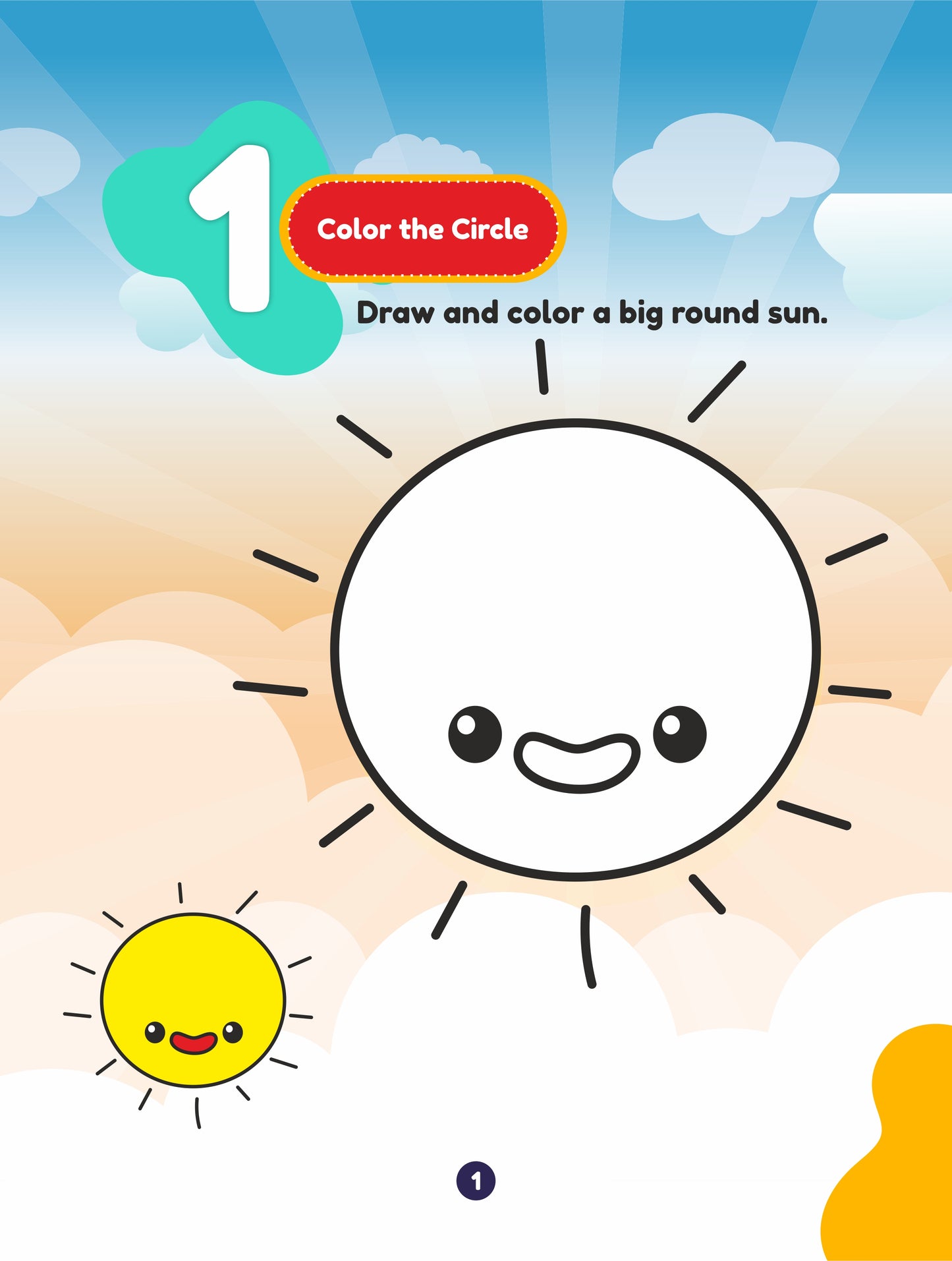 Pre School Drawing - A (Colouring Book for the age group 2 to 4 years)