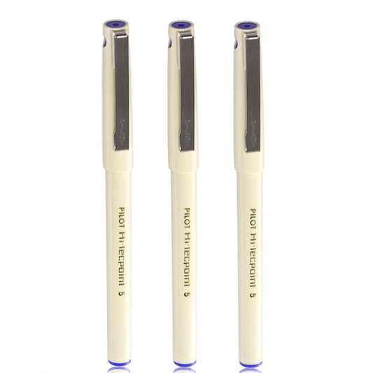 Pilot Hi-Techpoint 05 Super Value Pen - Pack of 3 (Blue or Black) - First Schooling