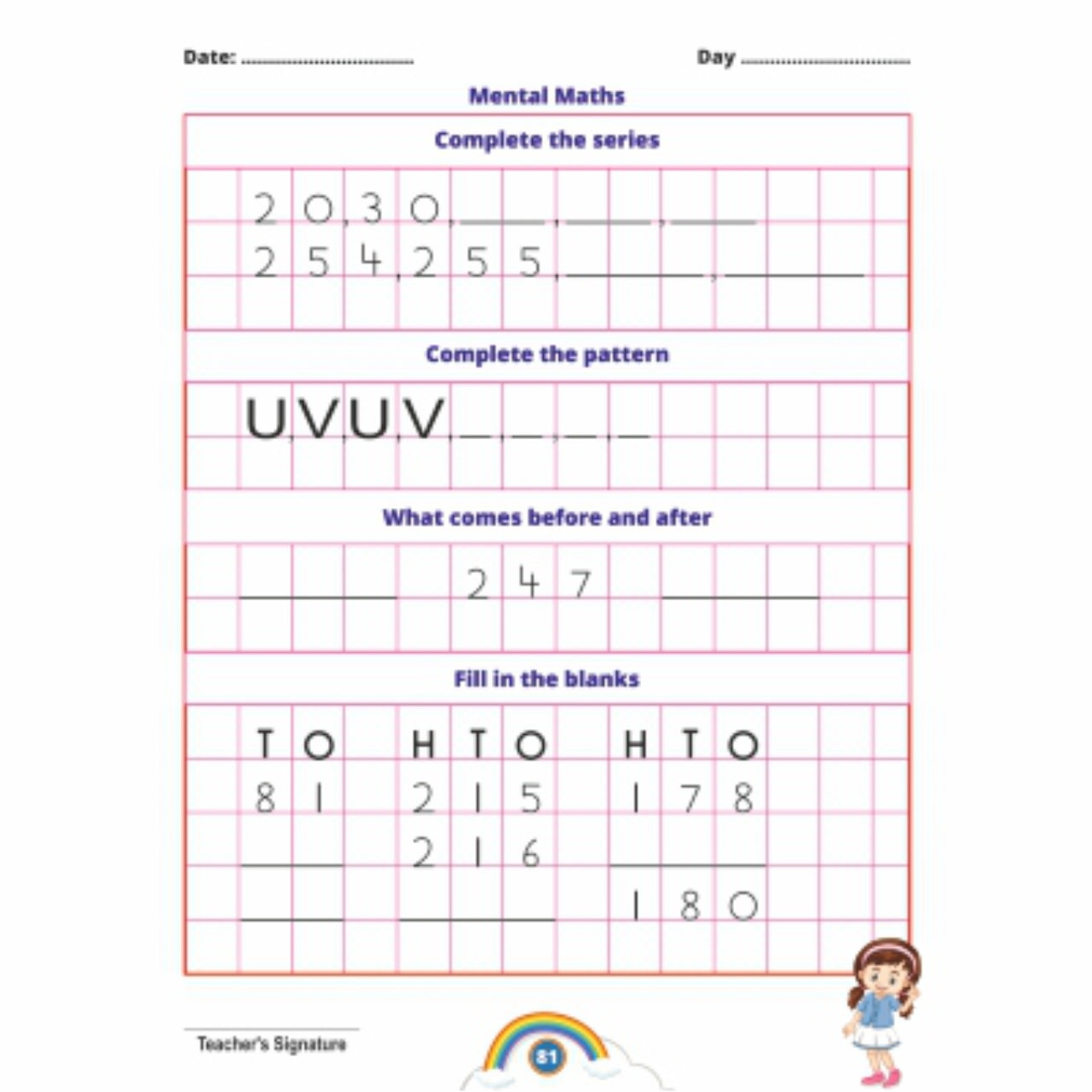 Best for Home Schooling Joy of Maths - Maths Activity Book for class UKG/Prep age group of 4 to 6 years (As per NEP 2020)