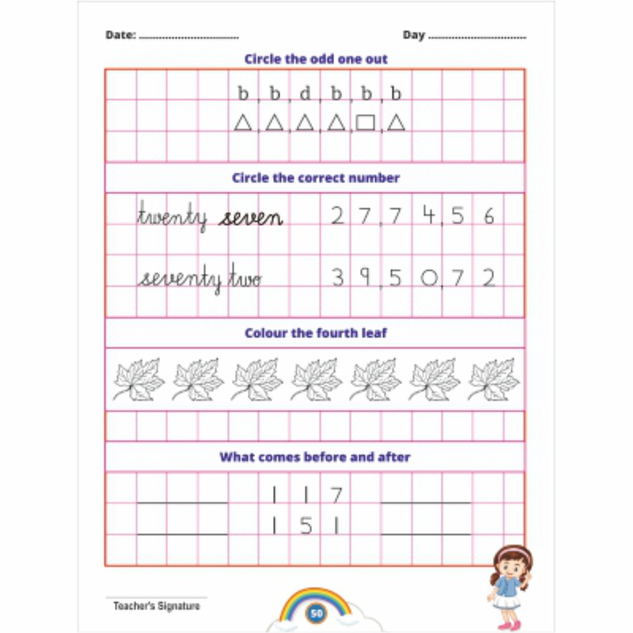 Best for Home Schooling Joy of Maths - Maths Activity Book for class UKG/Prep age group of 4 to 6 years (As per NEP 2020)