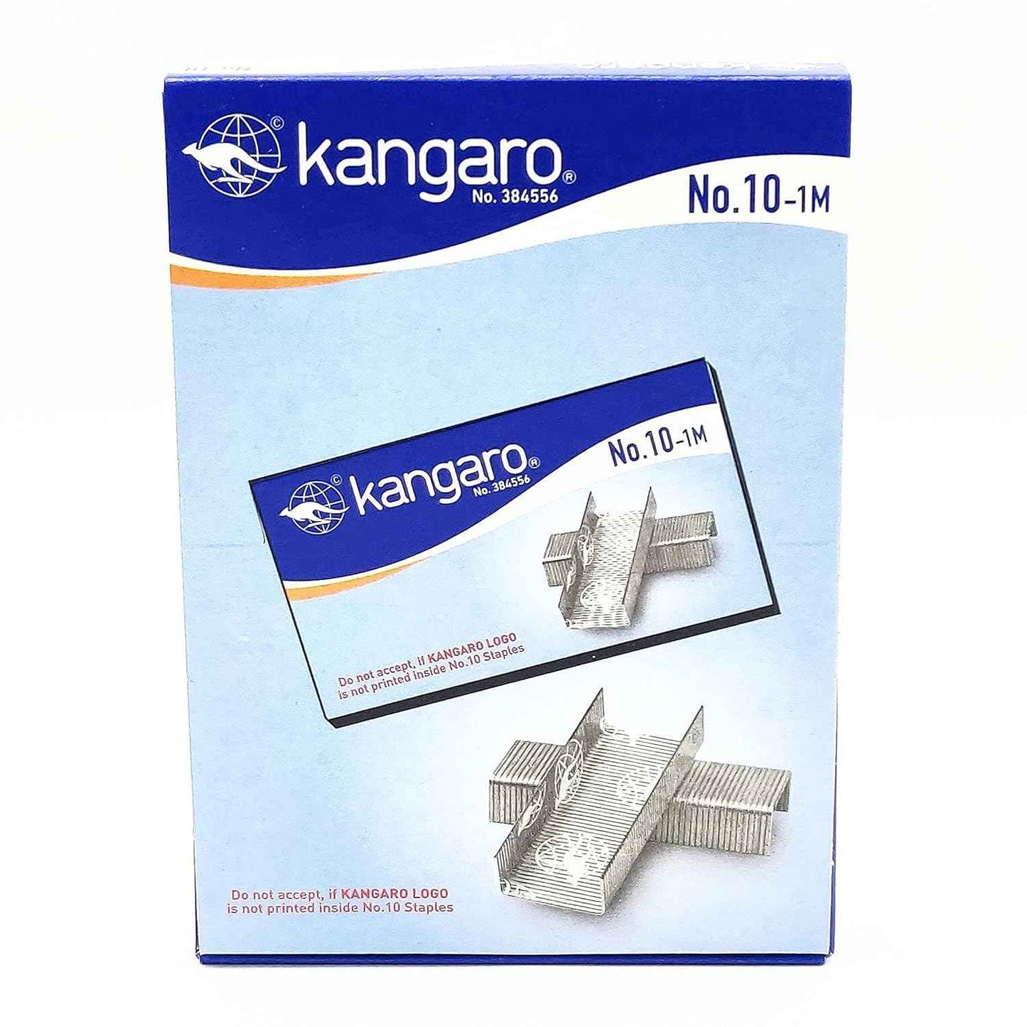 Kangaro Heavy Duty Staple Pins NO. 10-1M | 1000 Steel Wire Staples | Ideal for Office, Home & School | Pack of 20