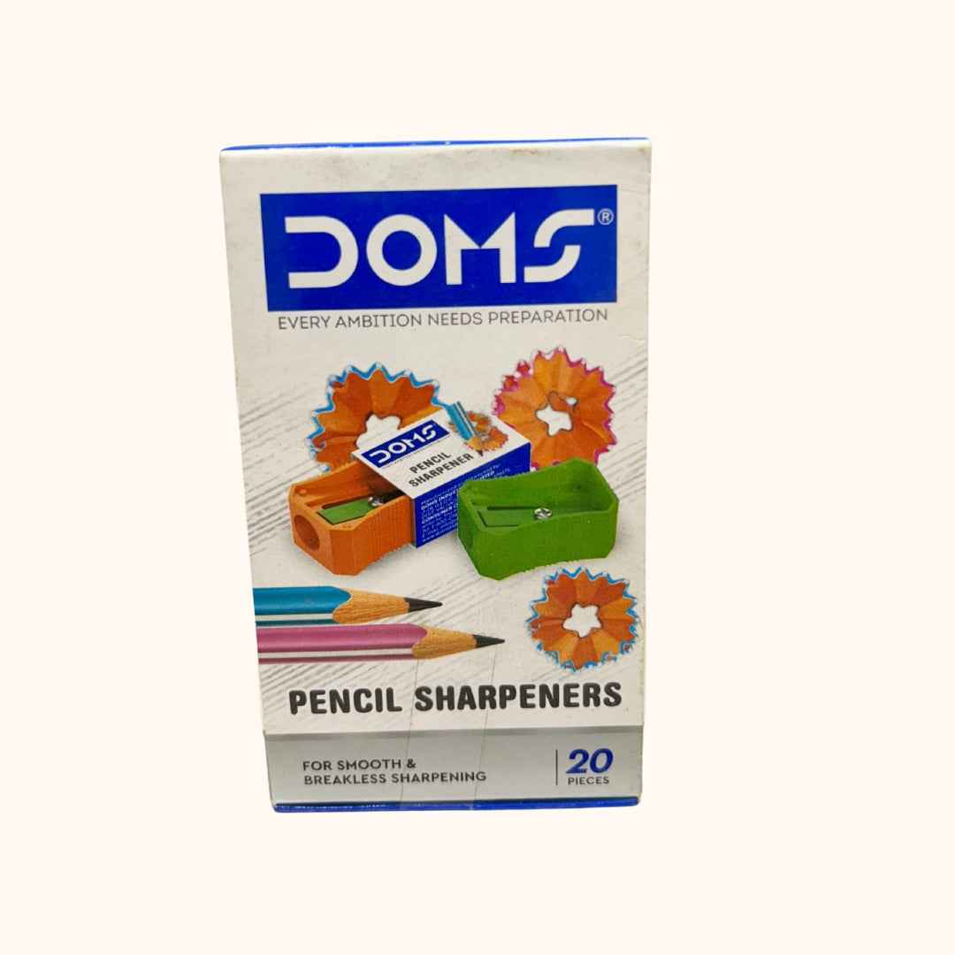 Doms Pencil Sharpeners - 20 PCS - Only Rs. 3/-