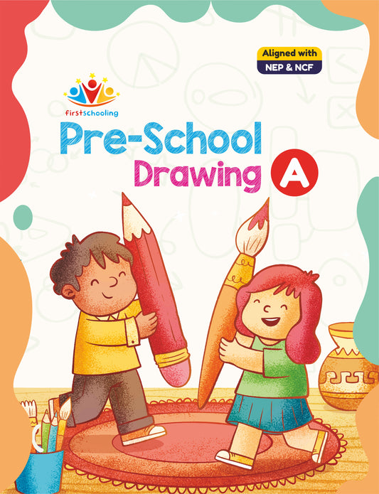 Pre School Drawing - A (Colouring Book for the age group 2 to 4 years)