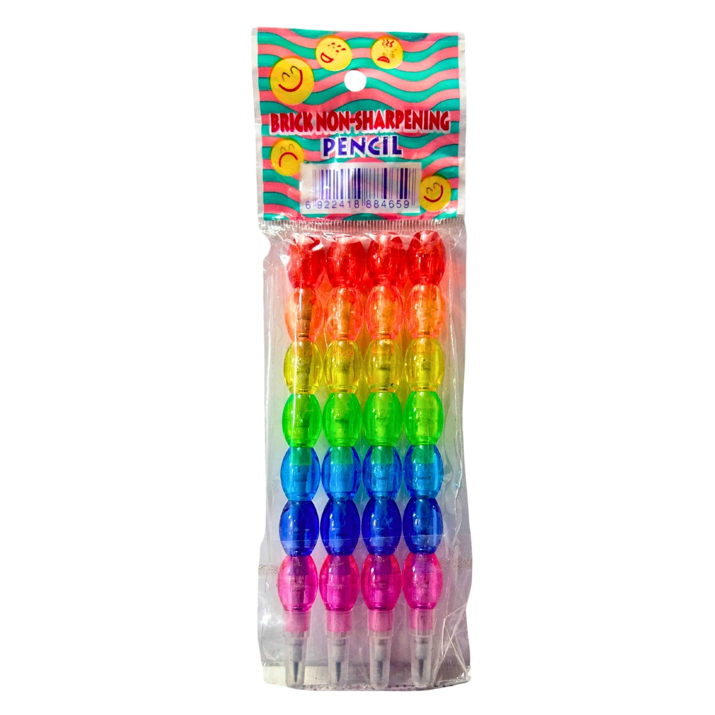 Brick Non Sharpening Pencils Pack of 4 for Effortless Writing and Drawing